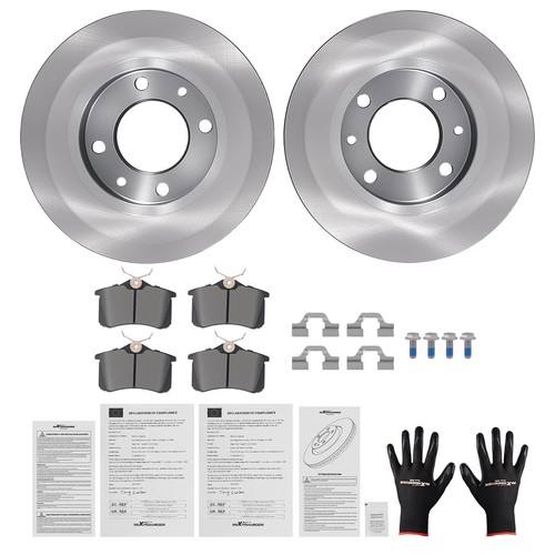 Rear brake discs pads kit - rear, for