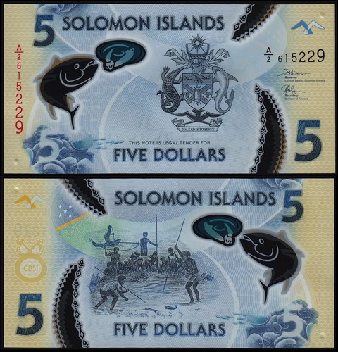 Solomon islands dollars - islands, 5