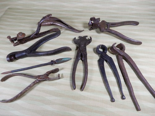 Antique tools hog ring - tools,