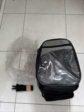 Oxford Double Motorbike Magnetic Tank Bag With Waterproof Cover & Carry Strap.