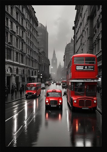 Epic london skyline framed - epic,