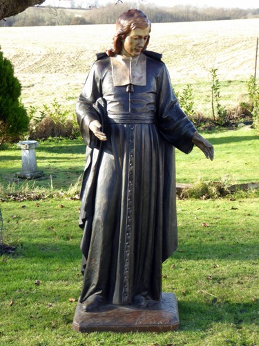 Carved saint italian - ,