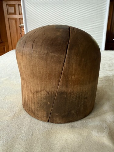 Part vintage hat block - hat,