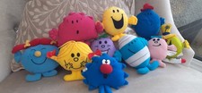 Collection Of  10 Roger Hargreaves Mr. Men & Little Miss Plushie Figures 2