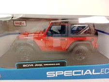 Maisto Jeep Wrangler Red 2014