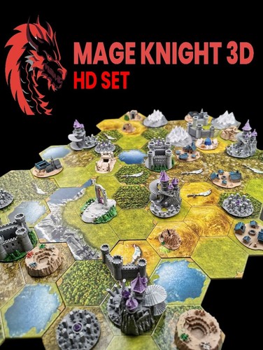 Mage knight high - quality, 3d