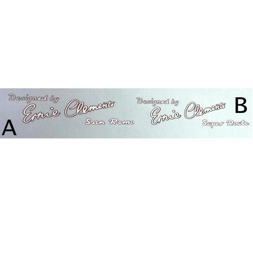 Ernie clements decals for - ernie,