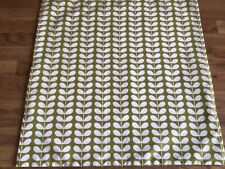 16” Cushion Cover Made W Orla Kiely Tiny Stem Olive green Lightweight Fabric New