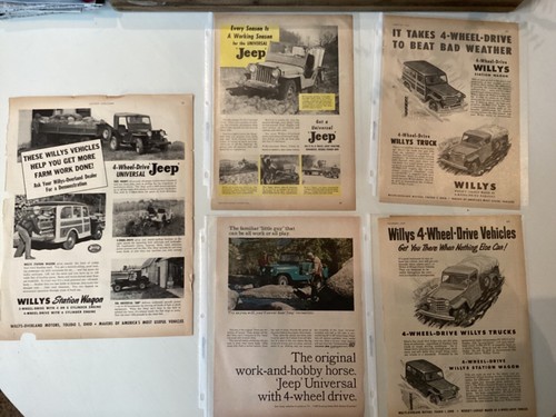 Vintage print jeep - vintage, ad