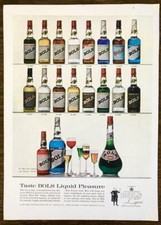 1961 Bols Liqueurs PRINT AD