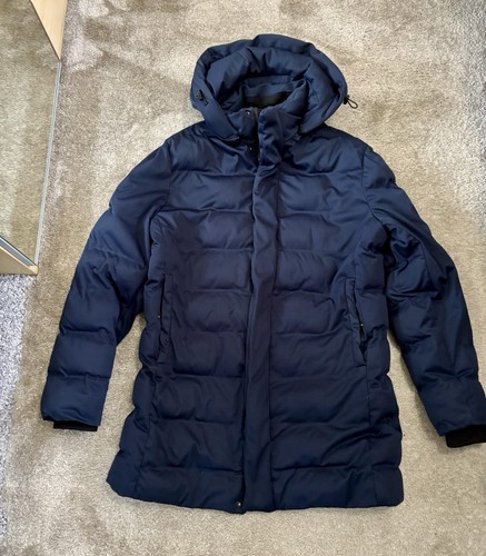Zara ladies navy puffer coat - zara,
