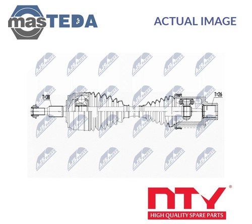 Npw 182 drive shaft - npw-ww-182,