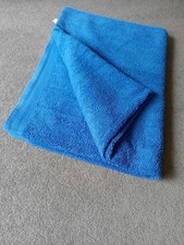 George home ASDA LARGE BATH SHEET Bright Blue Towel 100 x 146cm 100% Cotton