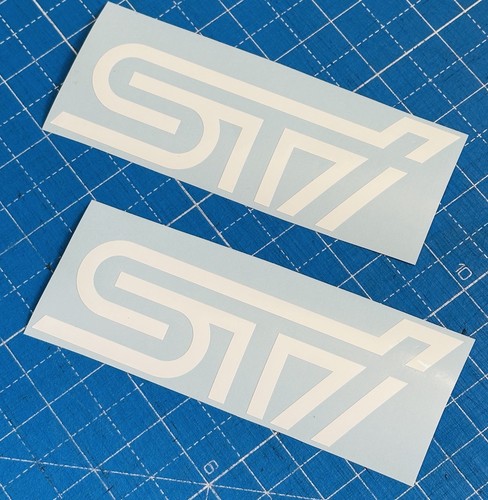 Subaru sti mudflap stickers - subaru,