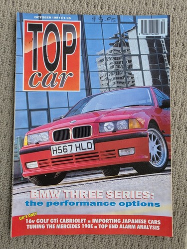 Top car magazine oct 1991 - top,
