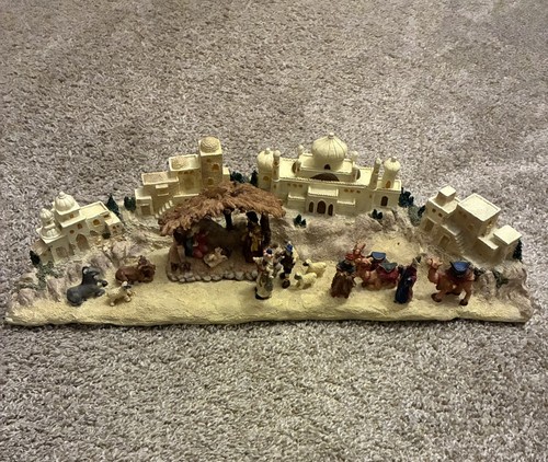 Nativity scene town - town, of