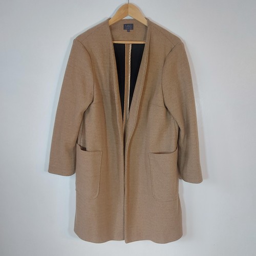 Wool blend camel coat - m&s,