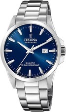 FESTINA F20024/3 Gents Stainless Steel Date Sapphire Crystal Swiss Made Watch
