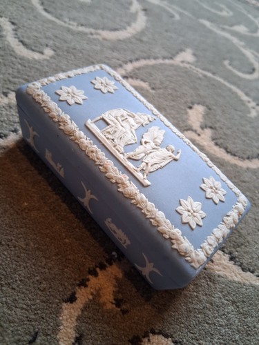 Vintage light blue - blue, wedgwood