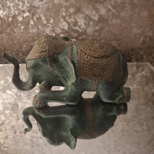 Antique cold painted bronze - painted,