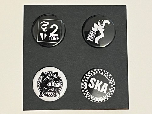 Ska pin badge set - set, tone