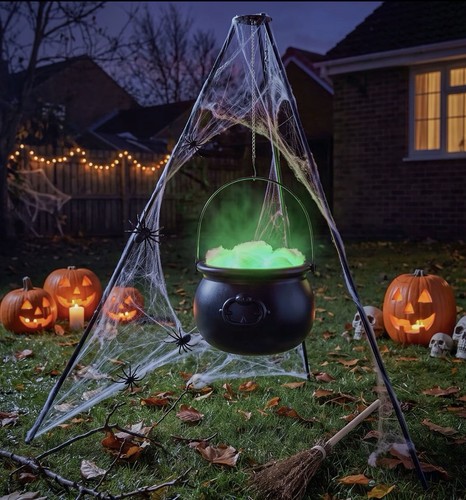 Halloween witch cauldron - cauldron, with