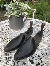 Pair of Black Shoe Lasts. Hinged Size 9.