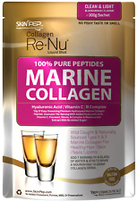 Halal Collagen Marine Peptides Powder + Hyaluro C, Biotin Hair Skin Nails Joints