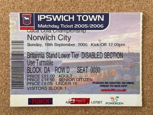 2005 ipswich town norwich - ipswich, v