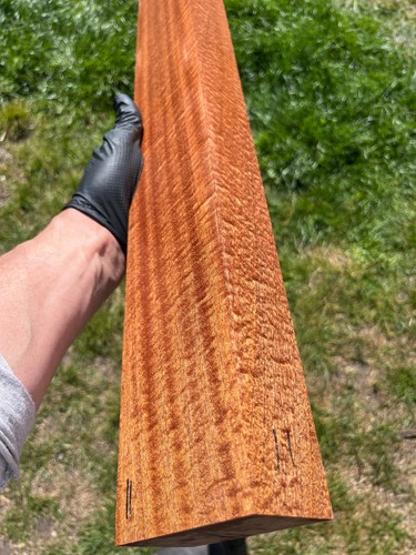 Pomelle quilted sapele guitar - sapele,