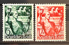 German set of 2 stamps 1938