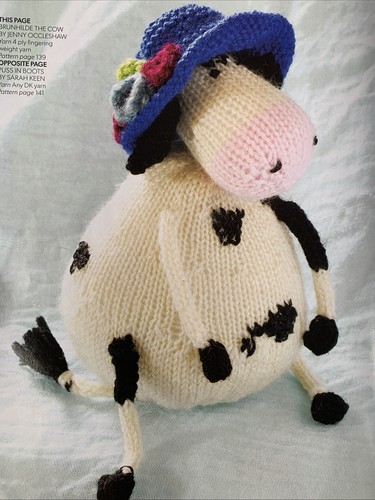 Knitting pattern cow - knitting, hat