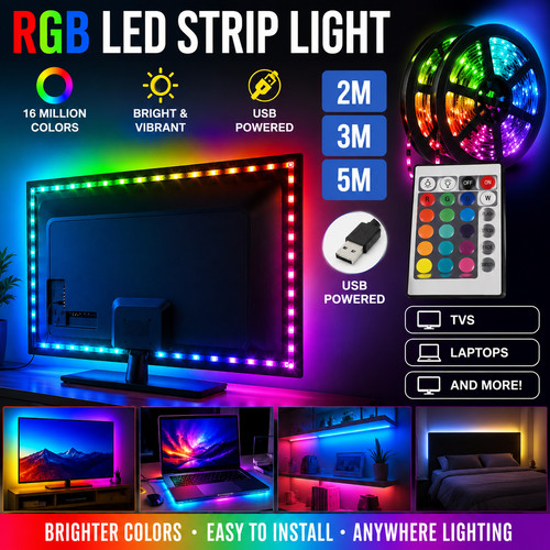 Led strip lights 5m - led,