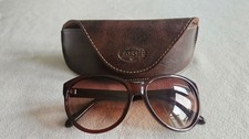 Fossil brown frame cat's eye