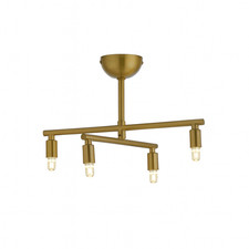 4 Light Ceiling Light Brushed