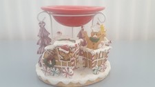 Rare Yankee Candle Gingerbread Man carousel Tart Wax Melts Warmer , vgc