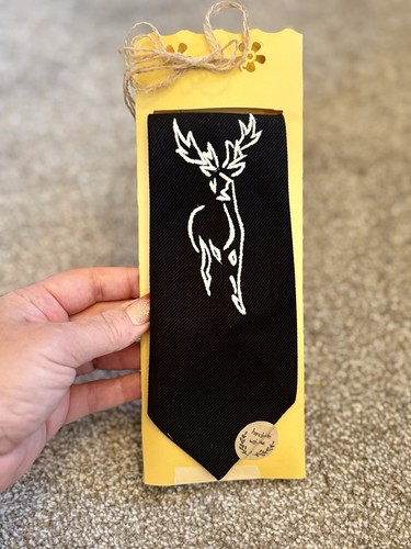 Hand painted tie - hand,