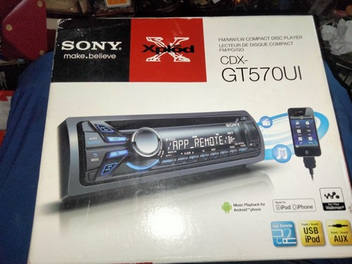 Sony cdx gt570 boxed - sony,