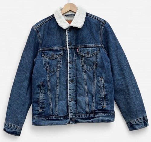 Levi men blue sherpa denim - sherpa,