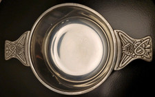 Scottish Vintage Pewter Quaich - The Quaich Co - Scotland Ltd