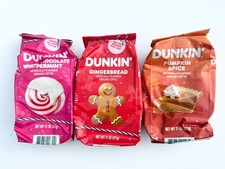 3 BAGS of Dunkin' Holiday