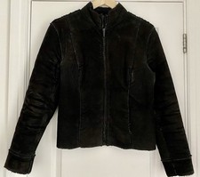 Ladies Black Sheepskin Leather