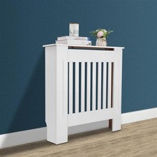 White Radiator Cover MDF Small