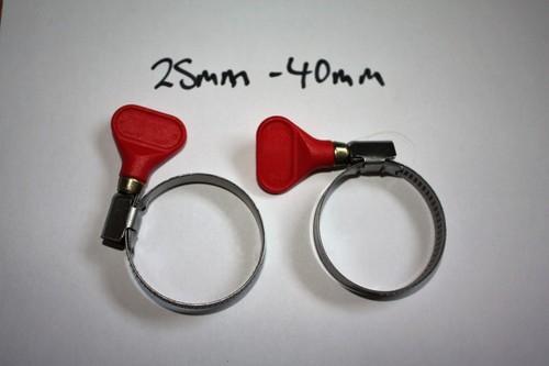 Mm hose clamp x2 - hose, koi