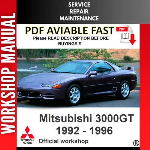 Mitsubishi 3000gt 1992 1993 - mitsubishi,