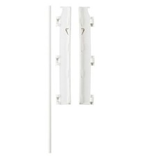 Safetots Room Divider, Baby Safety, White, Wall Mounting Kit, 70cm High