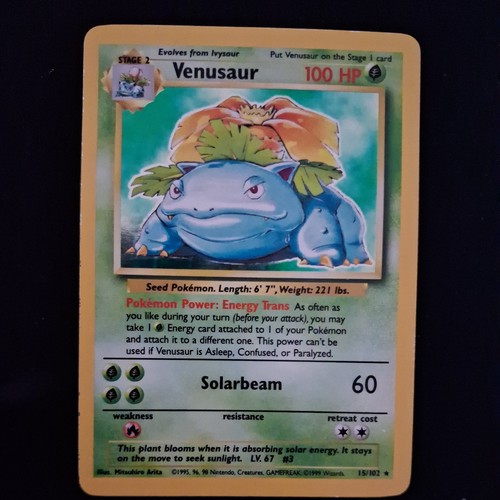 Pokemon card base set - card,