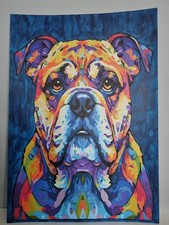 Original English Bulldog Art