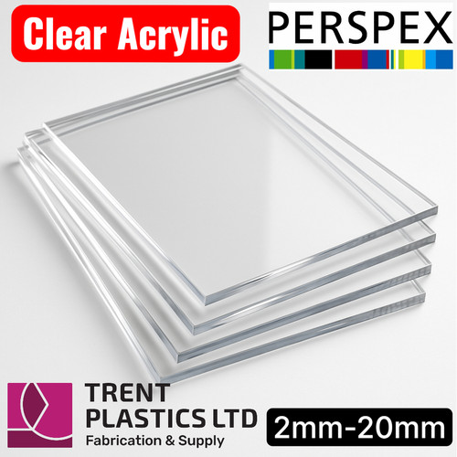 Clear acrylic sheets cut - clear, –