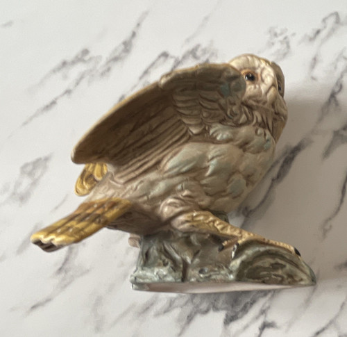Barn owl ceramic pottery - owl,